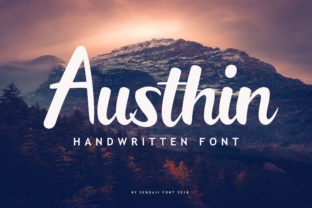 Austhin: The Modern Handmade Font for Bold Brand Identity
