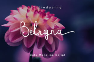 Belryna Font Review: A Modern Calligraphy Typeface for Elegant Designs
