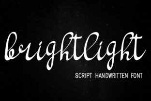 Bright Light: A Simple Handwritten Script Font for Brand Identity