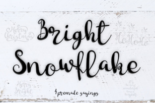 Bright Snowflakes: The Perfect Script Handwritten Font