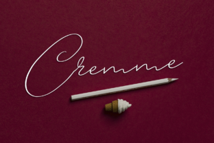 Cremme Script Font Review for Handmade Branding