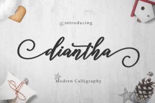 Diantha Script for Modern Brand Identity and Logo Design