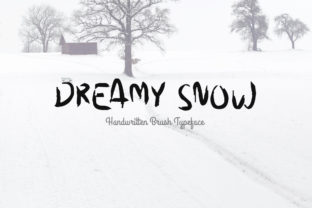 Dreamy Snow: A Brush Script for Editorial Design and Brand Identity