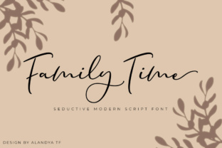 Family Time: Elegant Script Handwritten Fonts for Boutique Branding
