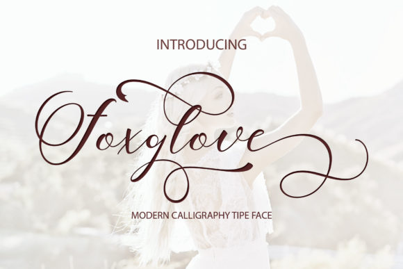 Foxglove Script: The Elegant Handwritten Typeface for Boutique Branding