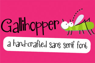 Gallihopper: The Handwritten Font for Youthful Campaigns