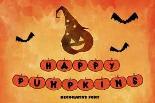 Happy Pumpkins: A Decorative Typeface for Seasonal Branding