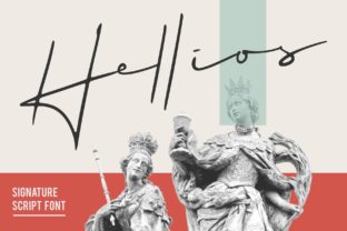 Hellios Script Typeface for Signature Branding