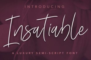 Insatiable Script: Elevate Your Brand Identity