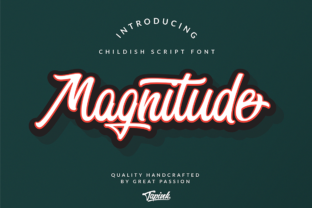 Magnitude Script Typeface for Modern Brand Visuals