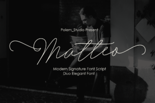 Matteo Duo: Elegant Script Handwritten Fonts for Boutique Branding