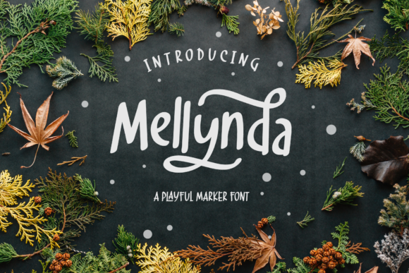 Mellynda Script: A Playful Handwritten Typeface for Editorial Design