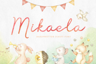 Mikaela Script: A Feminine Hand Lettered Typeface for Editorial Design