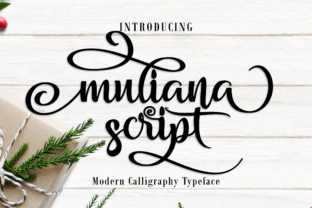 Muliana Script: Elevate Brand Identity with Modern Handwritten Typography