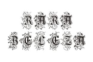 Rara Beleza: The Antique Blackletter Typeface for Premium Brand Visuals