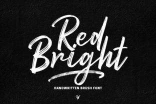 Red Bright Typeface Review: A Striking Brush Font for Editorial Design