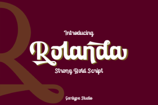 Rolanda Script Font for Bold Vintage Branding