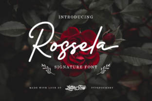 Rossela: The Signature Script Font for Elegant Editorial Design