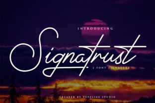 Signatrust: The Luxurious Script Font for Handmade Branding