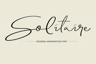 Solitaire: The Elegant Script Handwritten Font for Authentic Branding