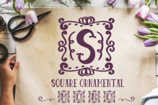 Square Ornamental Monogram: The Premium Typeface for Scroll-Stopping Brand Identity