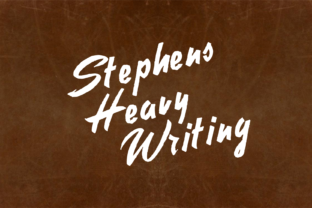 Stephens Heavy Writing: A Bold Script Font for High-Impact Campaigns