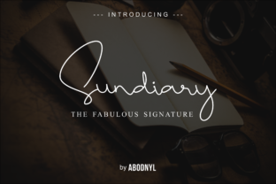 Sundiary Typeface: Elevating Editorial Design with Chic Script Typography