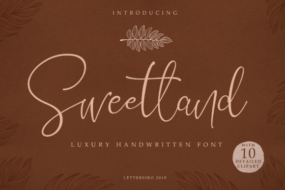 Sweetland Script: A Luxury Handwritten Typeface for Boutique Branding