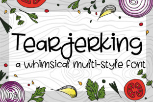 Tearjerking: A Versatile Script Handwritten Typeface for Modern Branding