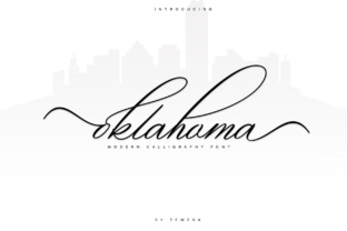 The Oklahoma Typeface: Elevating Editorial Design with Modern Calligraphy