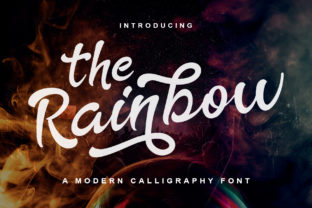 The Rainbow: A Modern Calligraphy Font for Handmade Brands