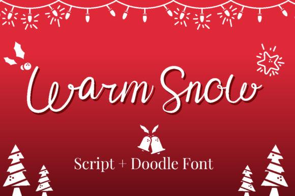 Warm Snow: A Handwritten Script Font for Winter Editorial Design