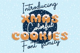 Xmas Cookie: A Modern Geometric Color Font for Contemporary Web Design